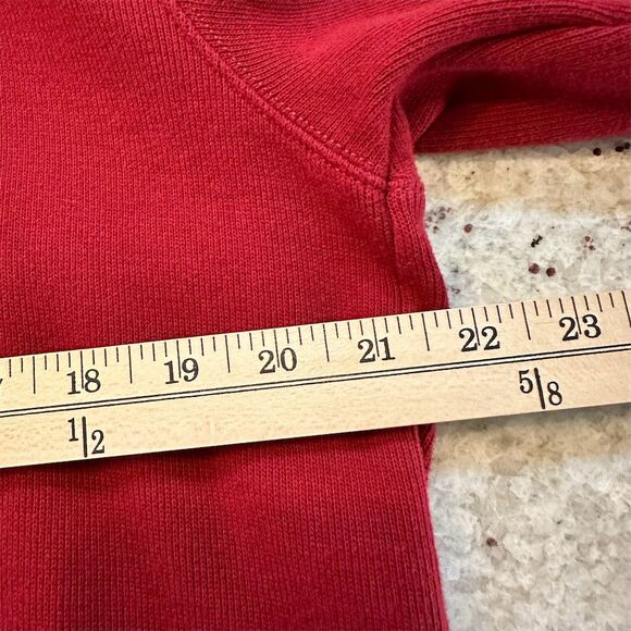 Lands End Men's Burgundy 1/4 Zip Pullover Sweater Size Large Casual - Picture 7 of 9